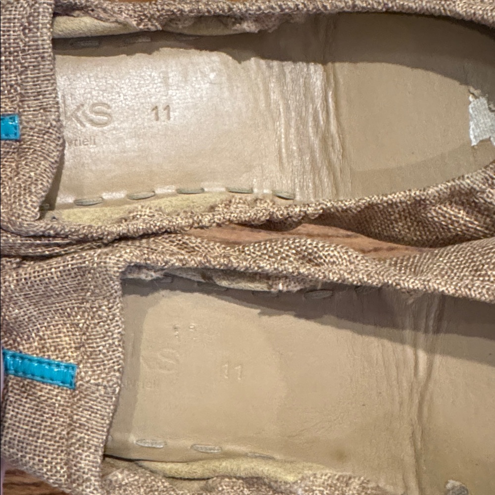 Tieks Burlap Women's Tan Flats - Will be removed 5/8 - Picture 7 of 7